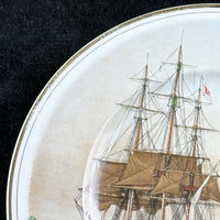 Thumbnail for John Ward China Bone Plates Set of 2 Whalers & Return to Harbour Nautical Ship8