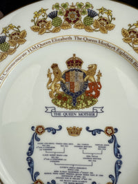 Thumbnail for Rare Aynsley Commemorative Plate H.M. Queen Mother's 80th Birthday 1980 decor3