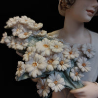 Thumbnail for Florence Armani Marguerite Figurine – 1731F Lady With Daisies, Box Mint 4