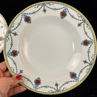 Thumbnail for Large Lot of 6 Antique/Vintage Devon Ware (S. F. & Co.) CECIL 1204 Dish & Plates3