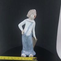 Thumbnail for Casades Clown with Bag Porcelain Figurine  Collectible from Spain, 6 Inches6