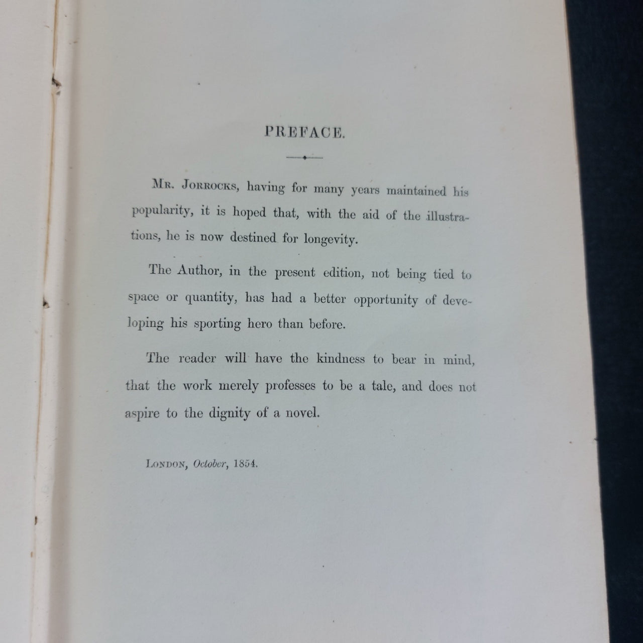 1854 book Antique Handley Cross Mr. Jorrocks's Hunt First Illustration Edition d11