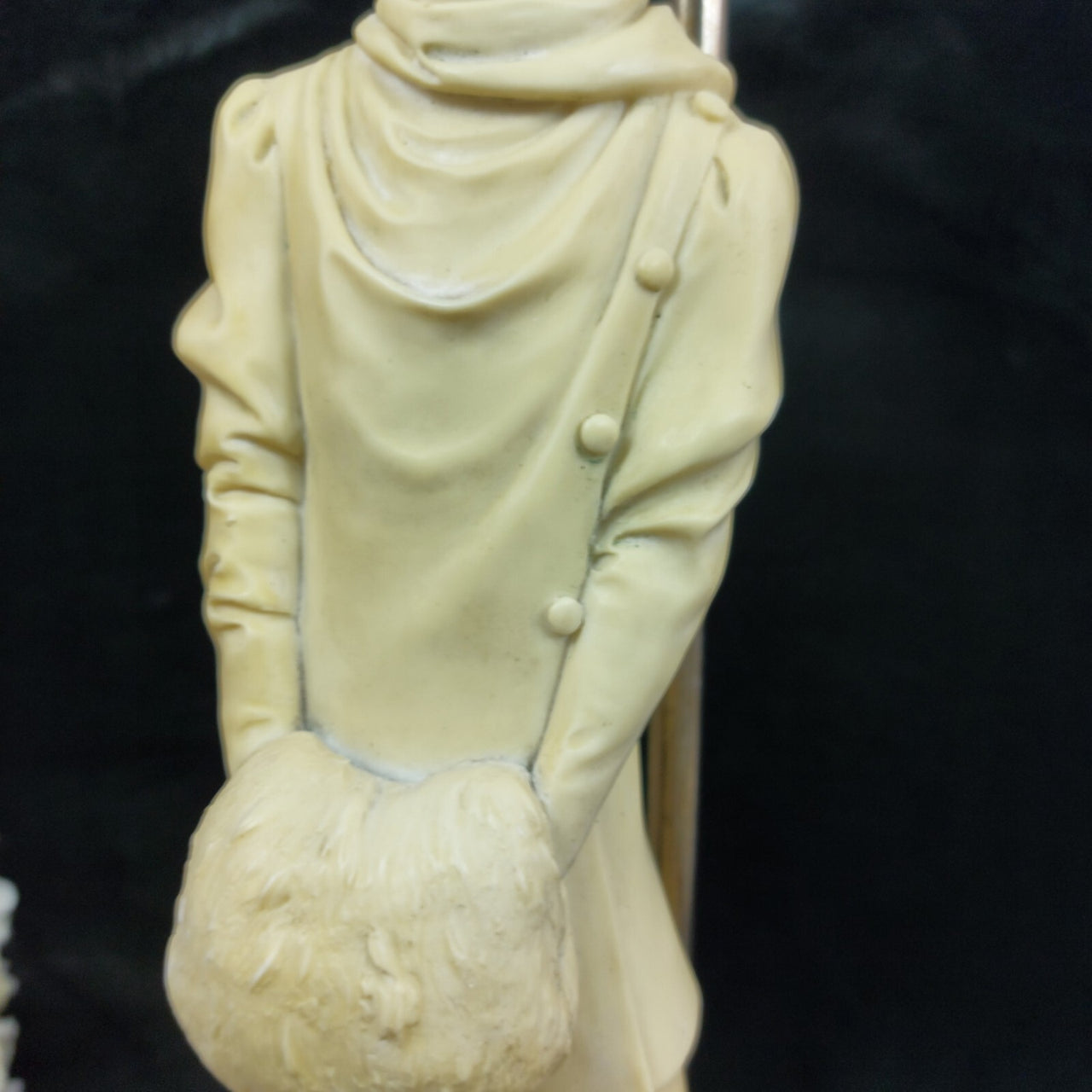 Vintage Vittorio Tessaro Figurine Lamp - Elegant Lady & Poodle - untested! 19925