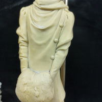 Thumbnail for Vintage Vittorio Tessaro Figurine Lamp - Elegant Lady & Poodle - untested! 19925