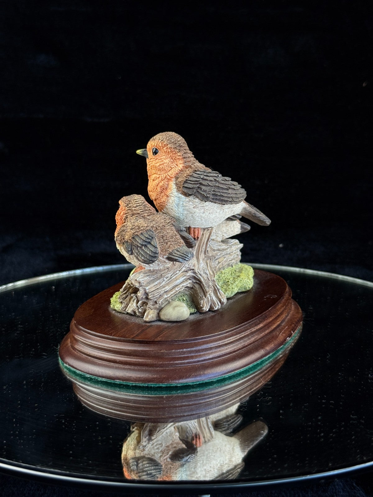 The Leonardo Collection "Nature Studies" Robins Figurine 1994 Porcelain decor6