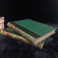 Thumbnail for Cassell Penny Readings Vol I II Tom Hood Leather Illustrated Books Antique Set0