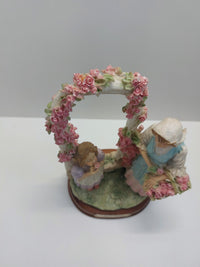 Thumbnail for DaVinci Sweet Roses Mother Daughter Figurine Hand Painted England Chipped 7