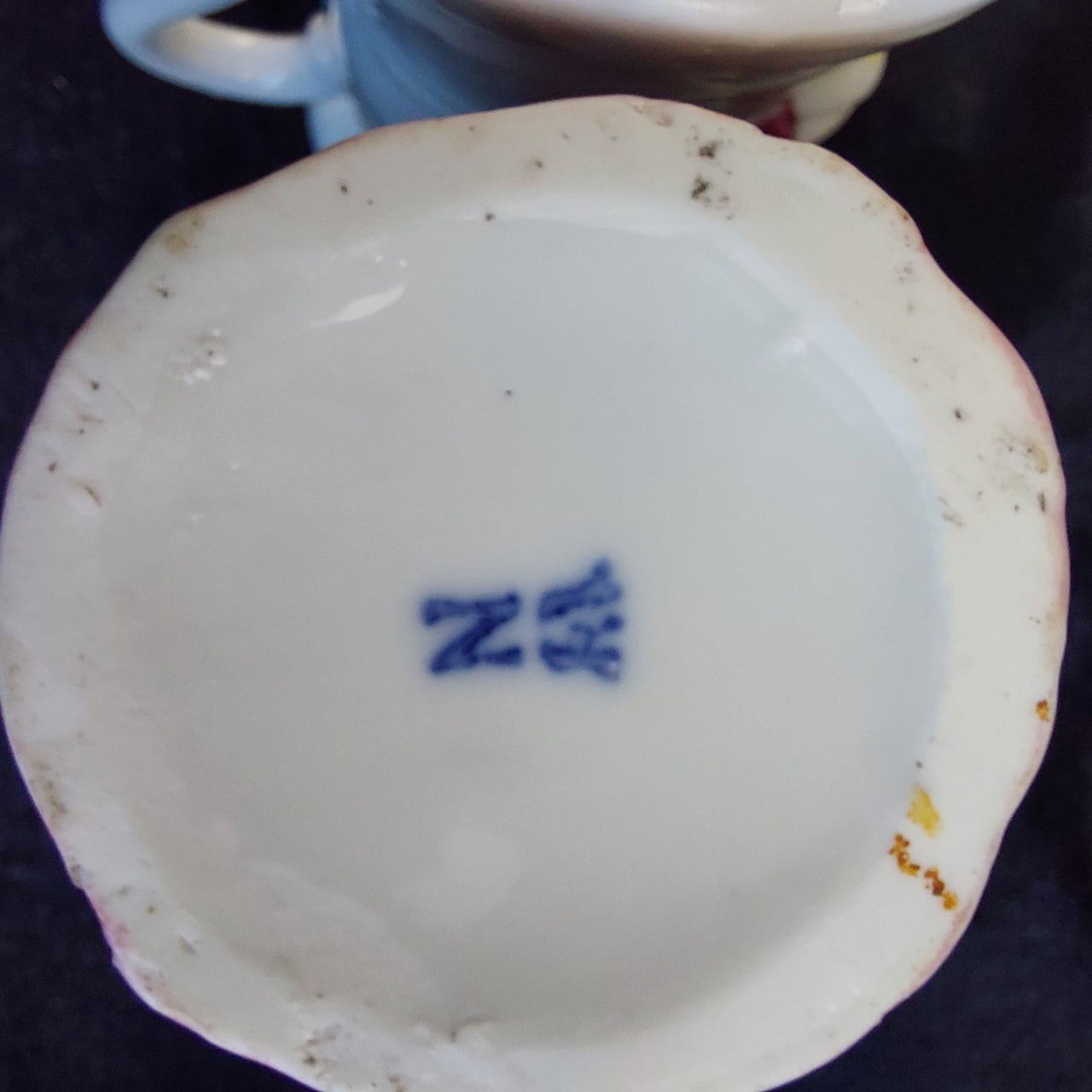 Z Crown Marked Porcelain Toby-Style Character Jugs Pair Approx 4.5in13