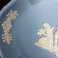 Thumbnail for Wedgwood Jasperware Blue – Lidded Trinket Dish & Box Design Cherub Collectable14