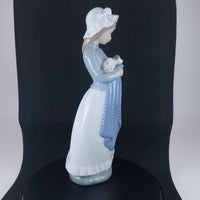 Thumbnail for Nao by Porcelain LladrÃ³ Girl with Bonnet Figurine - 9.4