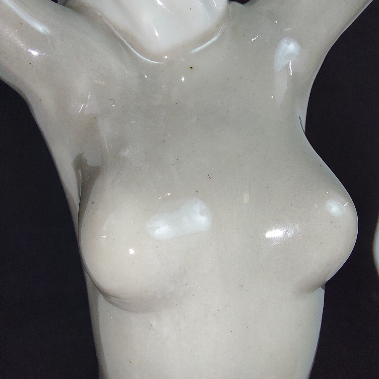Possibly Antique Dancing Lady Figurine Porcelain Dancer Elegant Rare Vintage 11"11