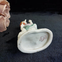 Thumbnail for AK Kaiser Figurine Germany Porcelain Girl with Goose 16cm Hand Painted Small dec4