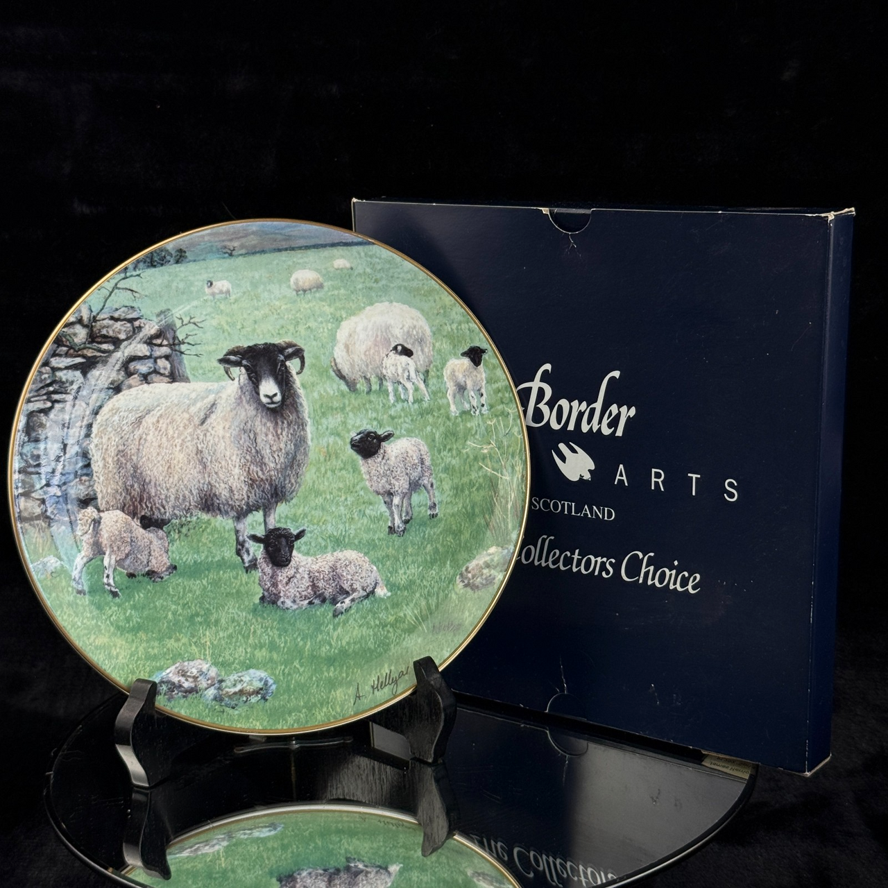 Border Fine Arts The "Spring Lambing" Collector's Plate James Herriot Series0