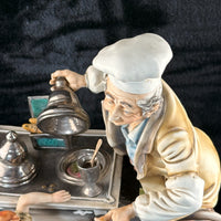 Thumbnail for Rare Capodimonte N Crown Italian Figurine M. Lory Ice Cream Large Seller 12