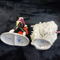 Thumbnail for Alka Dresden Deco German Porcelain Torero Spanish Pair Dancer chip see pics 16