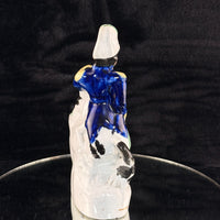 Thumbnail for 1800s antique Staffordshire Soldier on Horse Pottery Figurine Hand Painted 8