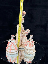 Thumbnail for Vintage Sudehl Figurine Set of 3 Victorian Lady & Daughters Hand Painted Statues8