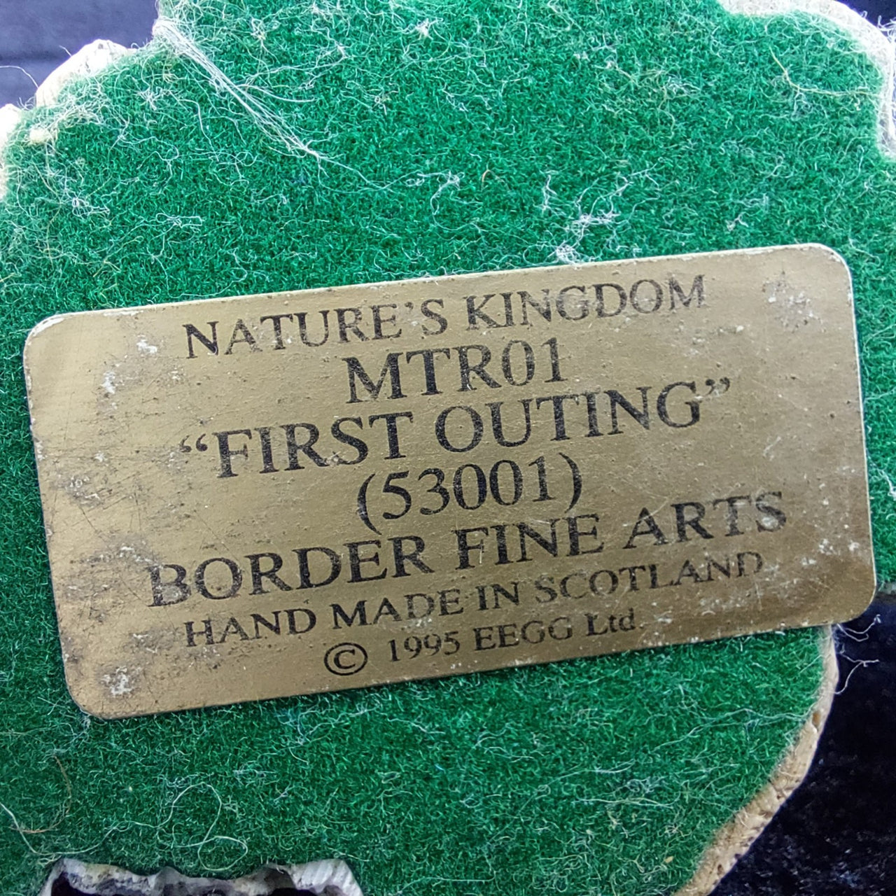 Border Arts Fine Otter First Outing Figurine 2.5" 1995 Nature’s Kingdom decor.7