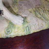 Thumbnail for Leonardo Collection Border Collie Dog Figurine 3.25 Collectable 1993 Resin, Wood10
