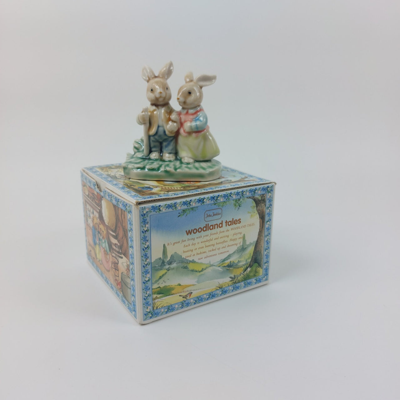 John Jenkins Woodland Tales Rabbit Figurine Boxed Christine Haworth kids Decor9