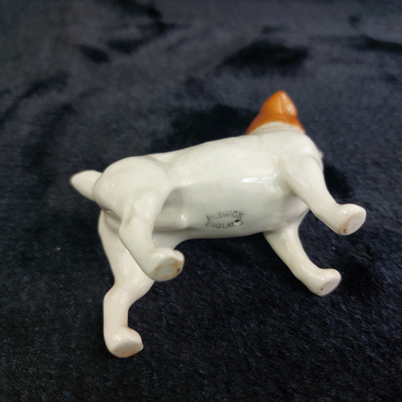 John Jack Beswick Russell Dog Figure Brown & White JBD102 Ceramic Ornament decor8
