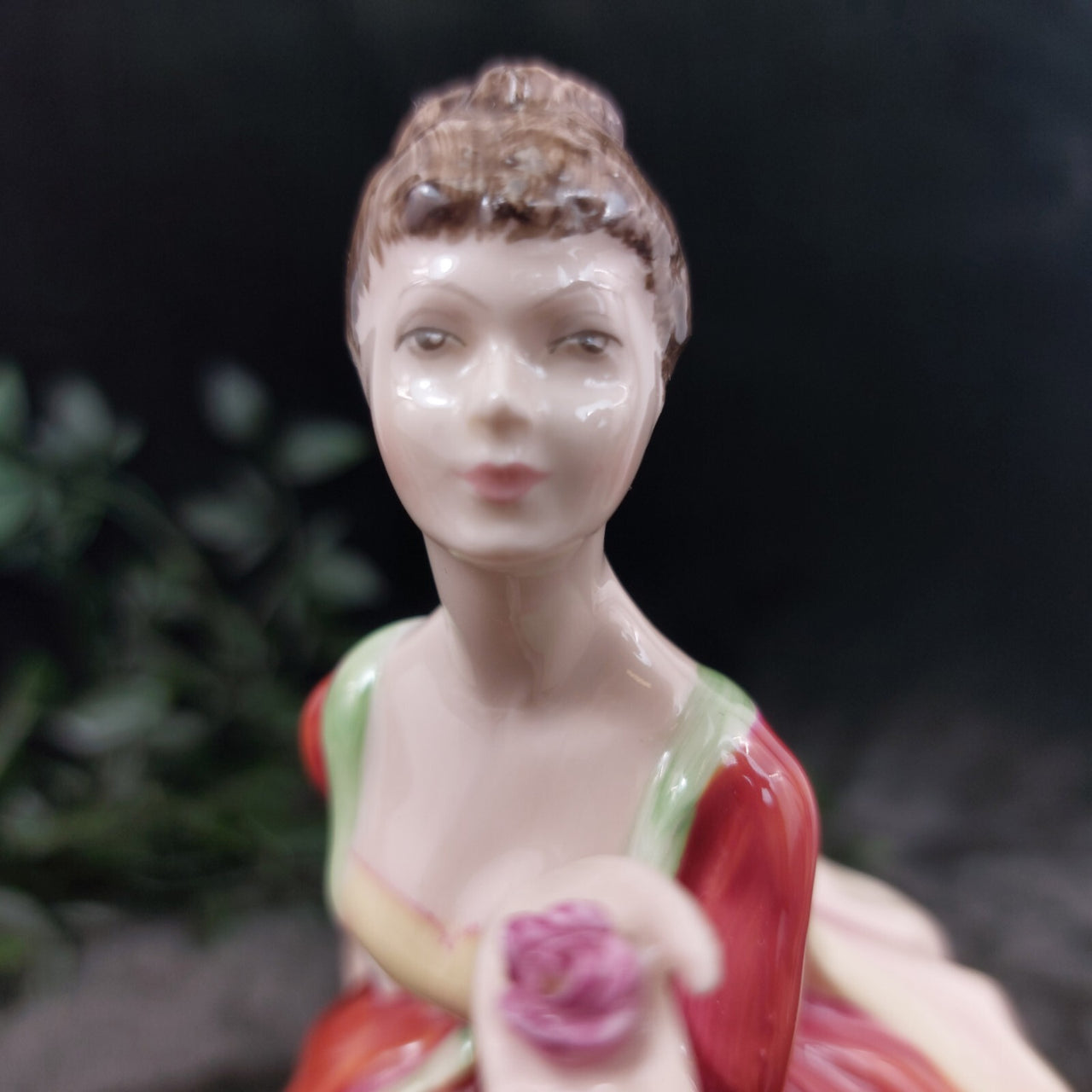 Doulton Royal Porcelain victorian lady Figurine Flower of Love signed 8