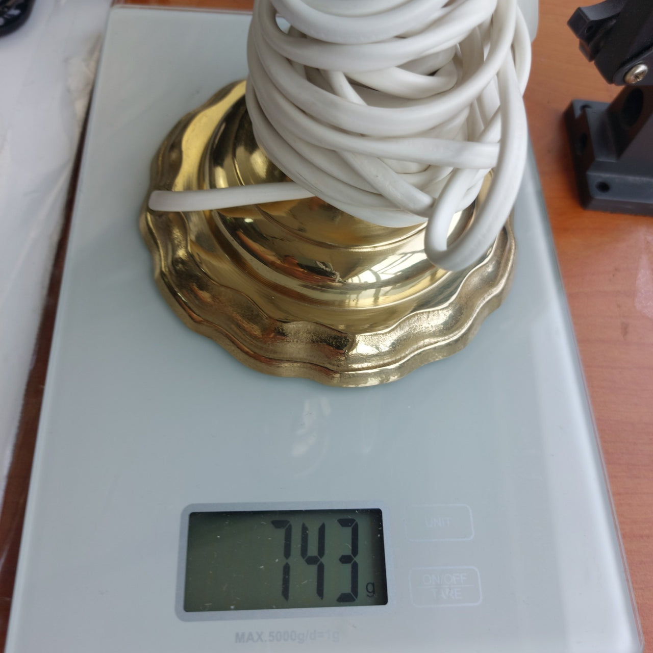 Good Italian Table Brass Lamp â Vintage Mid-Century Candlestick Style 11 "10