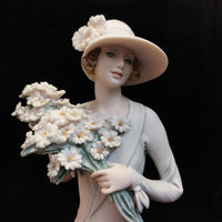 Thumbnail for Florence Marguerite Armani Figurine – 1731F Lady With Daisies, Box Mint3