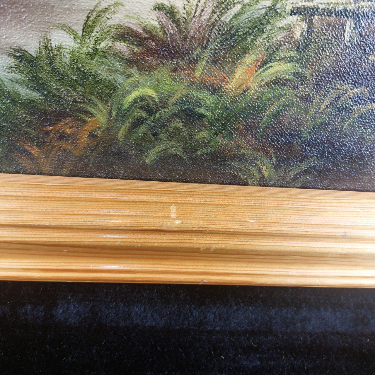 Original Oil on Canvas River Painting – Signed by E. Walker, Landscape See Pics10