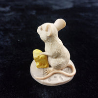 Thumbnail for Border Fine Arts First Friends FF5 – 1989 Mouse with Cheese Figurine gift5