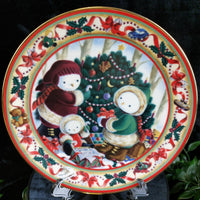 Thumbnail for Princess House Collector Plate 2000 tree with Frosty Friends Boxed xmas decor3