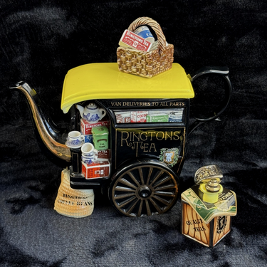 Rare Vintage Ringtons Tea Merchant Teapot by Cardew Design Limited Edition decor1