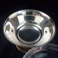 Thumbnail for Silverplate Pedestal Bowl Cut Worn 8
