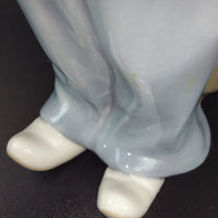Thumbnail for Casades Clown Bag with Porcelain Figurine Collectible from Spain, 6in blue deco9