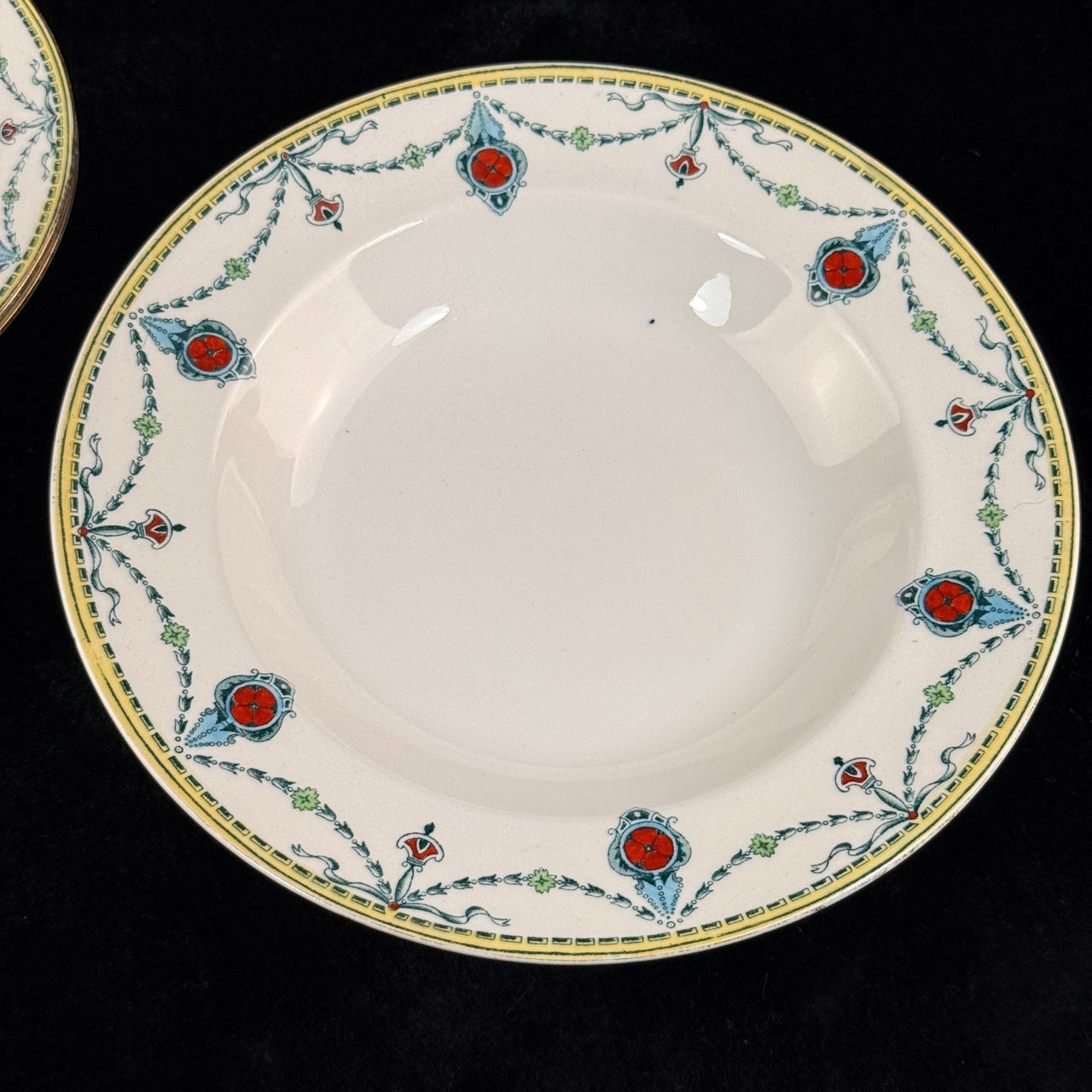 Lot of 4 Antique/Vintage Devon Ware (S. F. & Co.) "CECIL" 1204 plates Dishes15