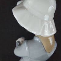 Thumbnail for Nao by Porcelain LladrÃ³ Girl with Bonnet Figurine - 9.4