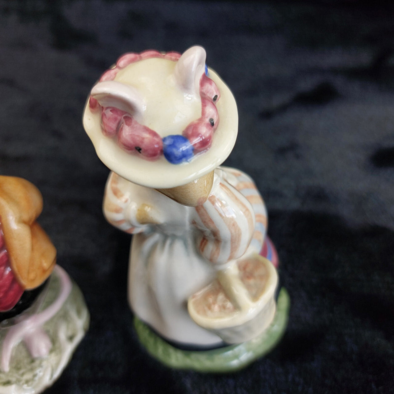 Royal Doulton 1980s Brambly Hedge Mice Figurines Set Lord Lady Woodmouse Base6