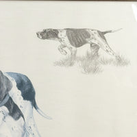 Thumbnail for Nigel Hemming Hunting Dogs Pointer Print – Framed English Sporting Dog Art5