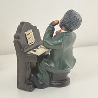 Thumbnail for Ceramic Jazz Musician Figurine Set Of 4 See The Pics African American Band Pair4