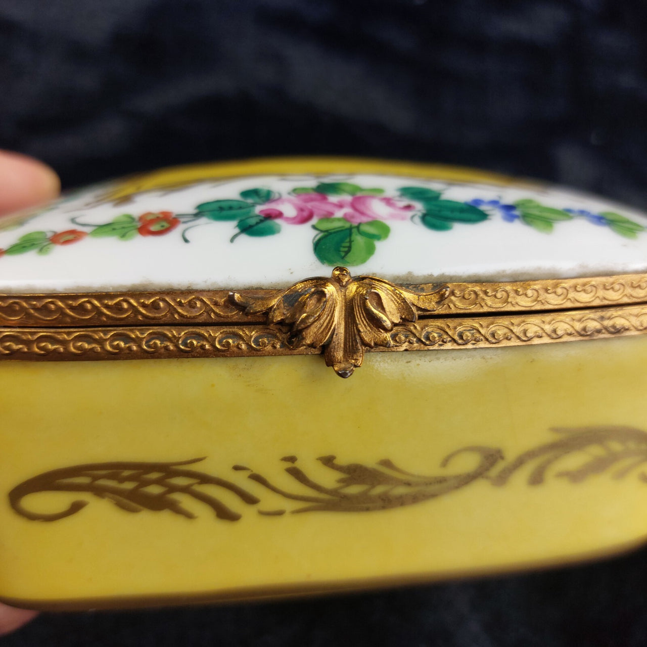 Limoges France 1920s porcelain width cm 9 x 7 height cm 3.7 jewellery box gift4