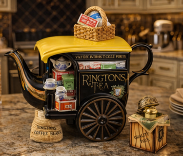 Rare Vintage Ringtons Tea Merchant Teapot by Cardew Design Limited Edition decor0
