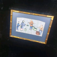 Thumbnail for 19th Century Chinese School Artisan Cutting Timber Framed Painting Bodycolor13