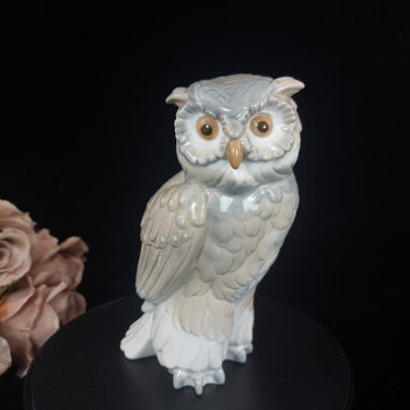 Nao Lladro Porcelain Owl Figurine 7