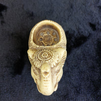 Thumbnail for Handcarved Elephant Candle Holder Ceramic/ 14cm Pottery Collectable Germany3