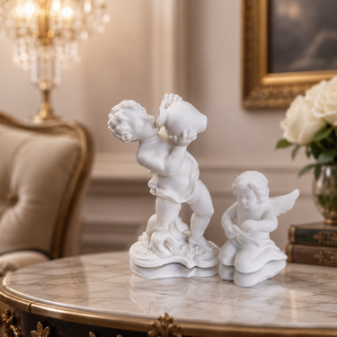 Antique Bisque Cherub Repaired Rosenthal Studio-Haus Angel Figurine Ceramic deco0