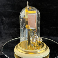 Thumbnail for Stunning Hermle Anniversary Quartz Gold color Clock made in Germany Collectable17