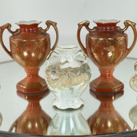 Thumbnail for Miniature Japan Lusterware Vases Porcelain Ornaments Set Of 5 easter decor Style2