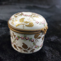 Thumbnail for Le Tallec Paris Grape Vine Porcelain jewellery Box Hand Trinket  Painted France6