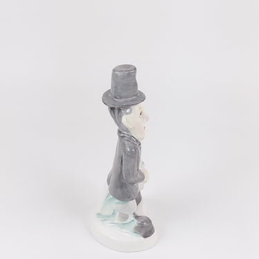 Welshcrest Fine Bone China Figurine  Vintage 1960's TopHatted Man Repaired1