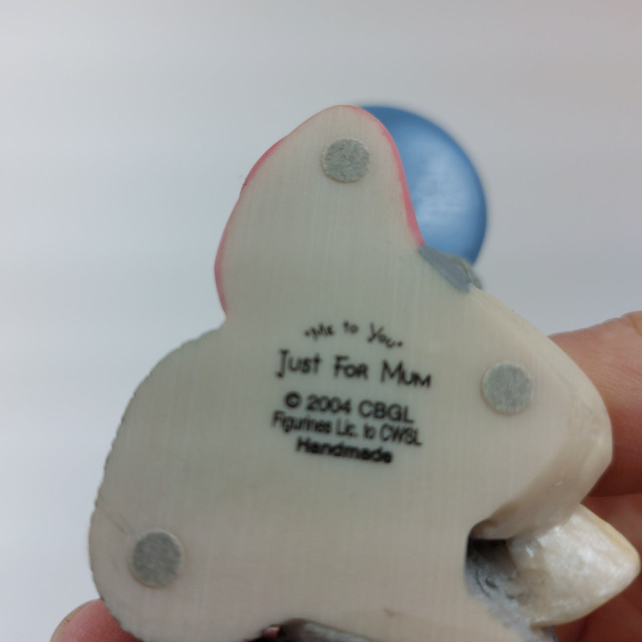 Me to Grey You Tatty Teddy Chef with Cupcake 4 Inch Handmade Figurine Bear5